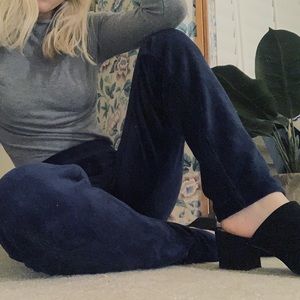 Navy Corduroy Pants